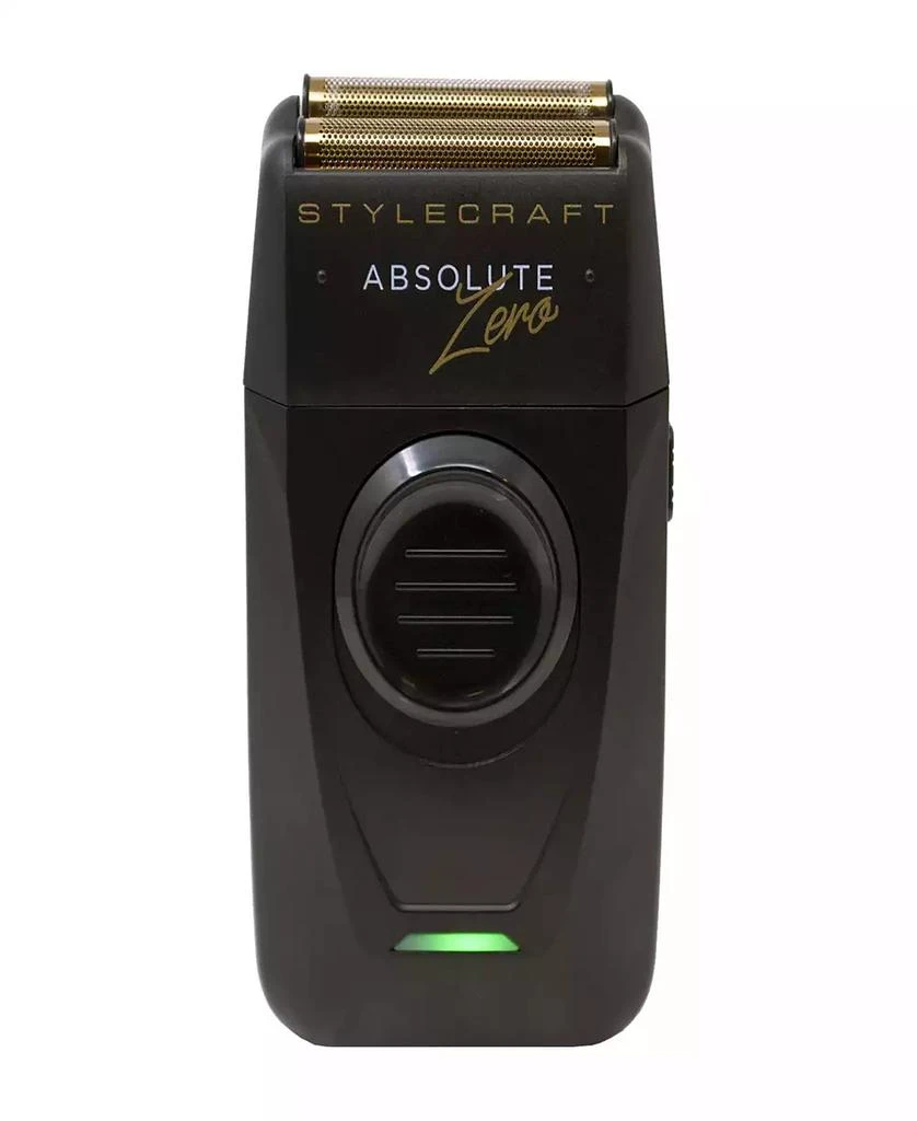 StyleCraft Professional Absolute Zero Professional Mens Foil Shaver with Built-in Retractable Trimmer, USB-C Rechargeable 1
