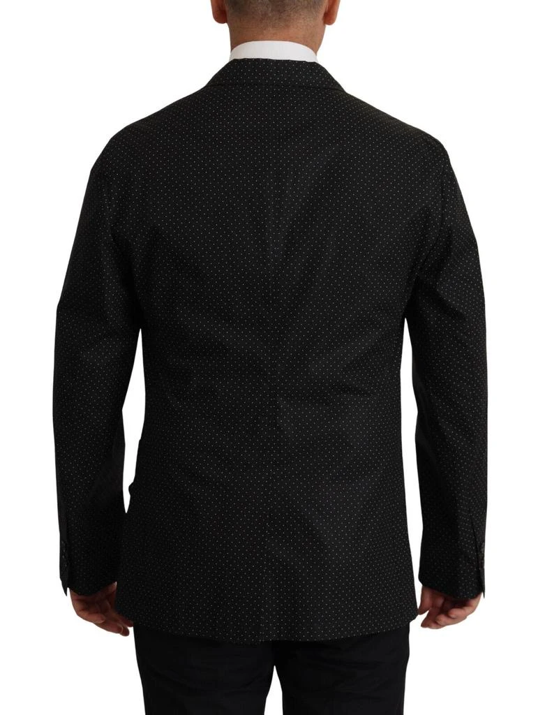 Dolce & Gabbana Dolce & Gabbana Black Polka Dotted Cotton Blazer Jacket 3