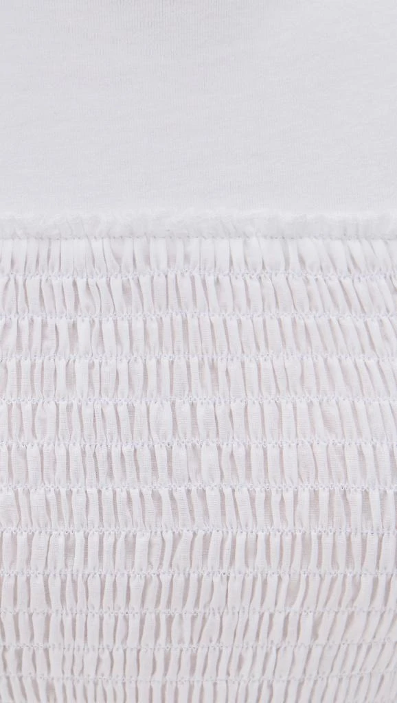 ATM Anthony Thomas Melillo Mixed Media Smocked Top 5