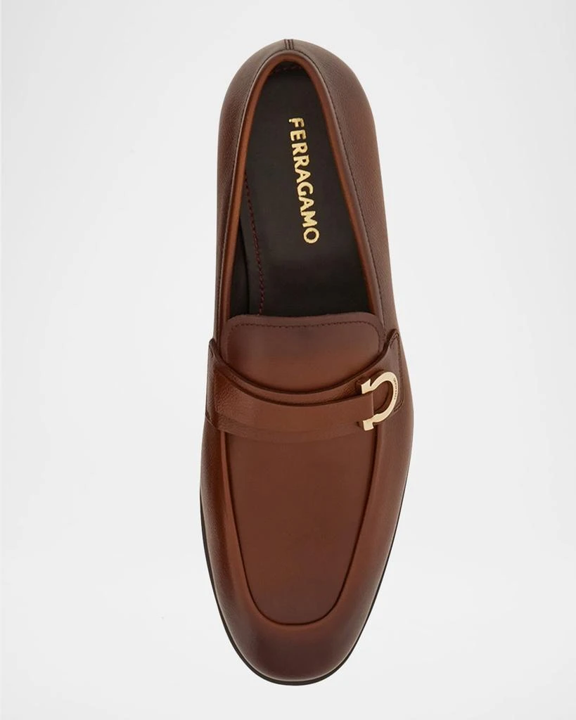 Shop Men's Florio Gancio Leather Loafers on Sale at BeyondStyle