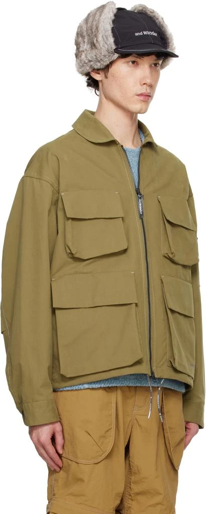 And Wander Beige C/PE Twill Field Jacket 2