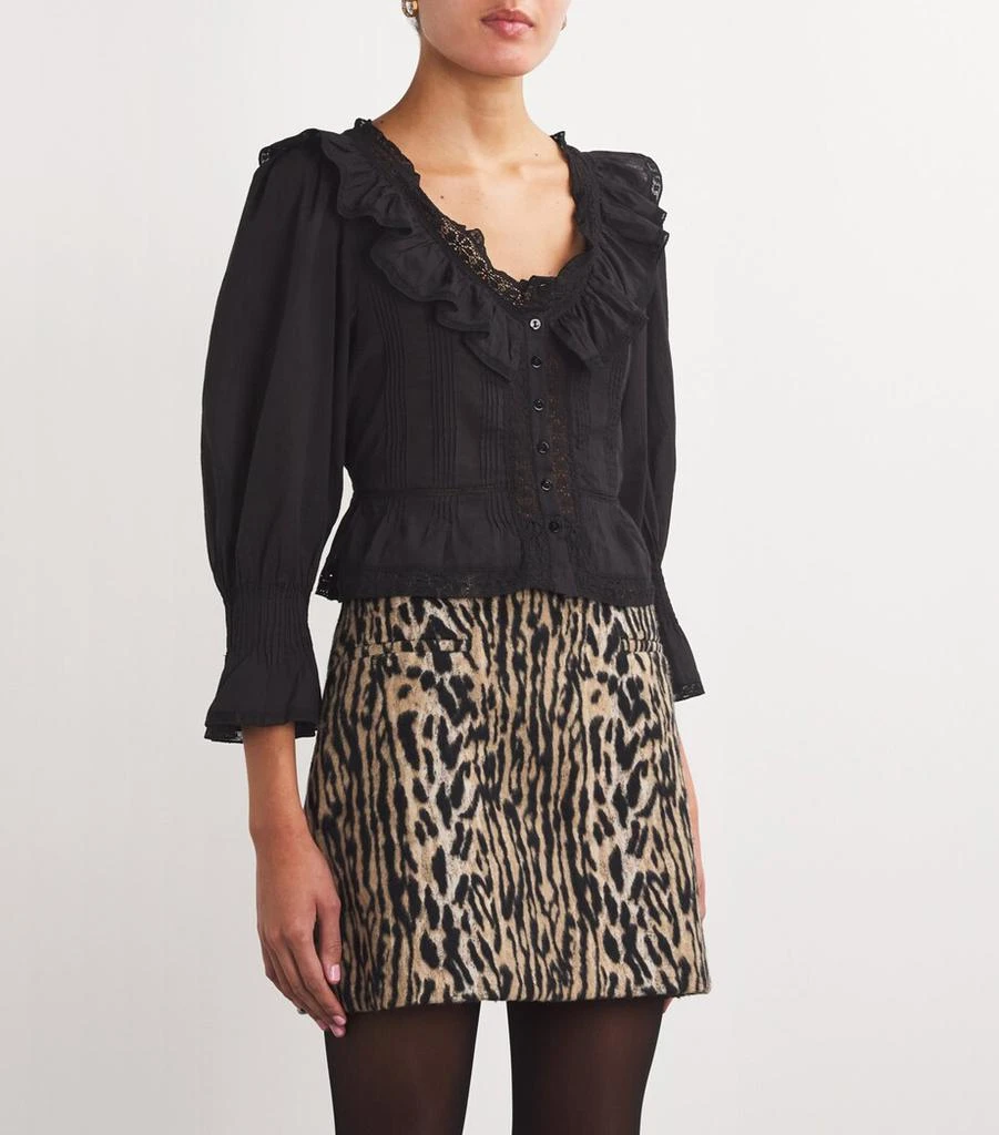 Rixo Frill-Trim Solene Blouse 3