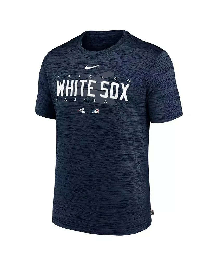 NIKE Men's Navy Chicago White Sox Authentic Collection Velocity Performance Practice T-shirt 2