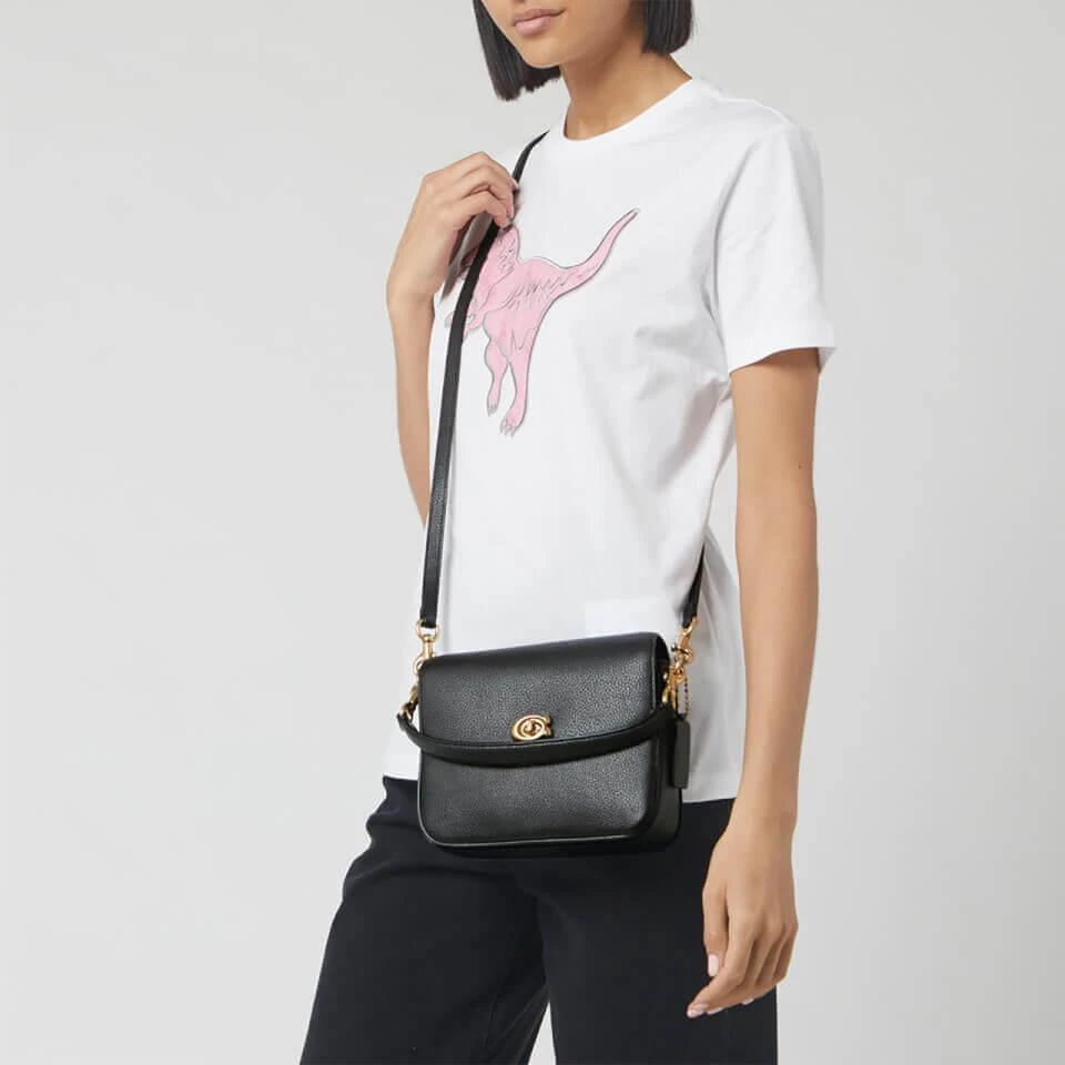 Coach Coach Cassie 19 Polished Pebbled Leather Crossbody Bag 2