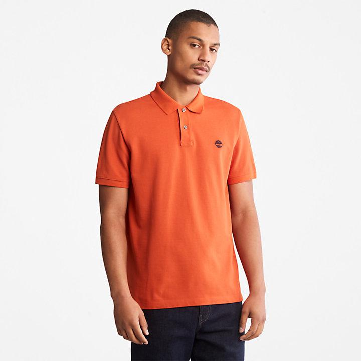 Timberland Millers River Pique Polo Shirt for Men in Orange