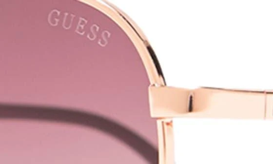 GUESS 58mm Aviator Sunglasses 4