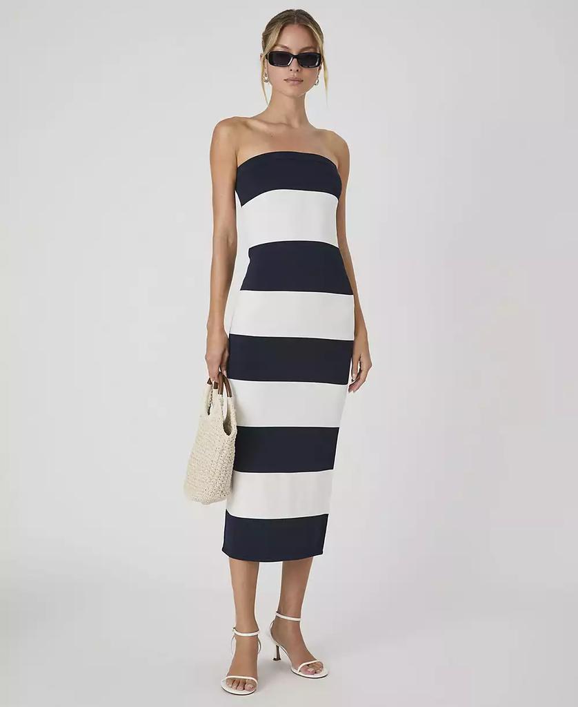 French Connection Women's Bodycon Knit Midi Tube Dress
