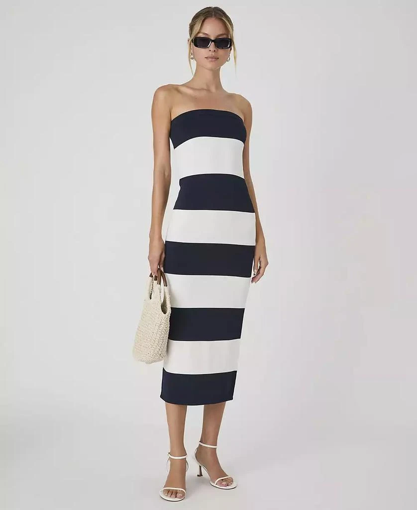 French Connection Women's Bodycon Knit Midi Tube Dress 2