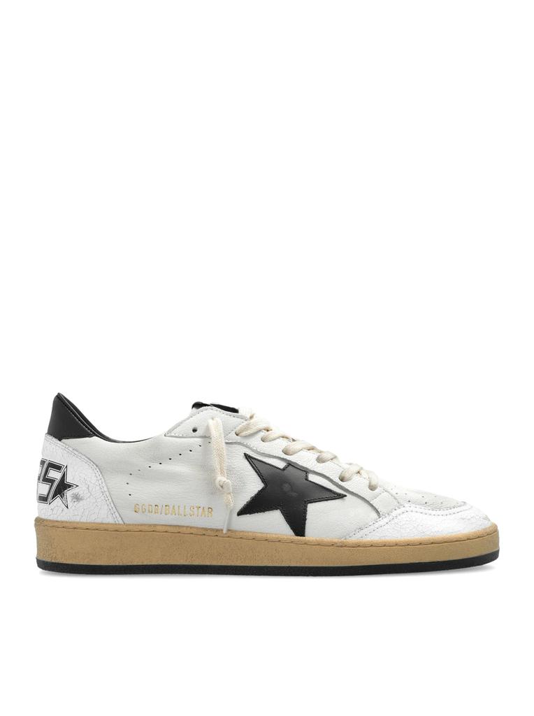 【関税&送料込】Golden Goose Deluxe Brand Ball Star Low-Top Golden Goose Men's Ball Star Perforated Leather Low-Top