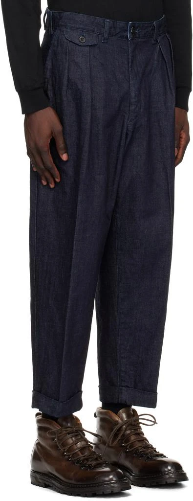 BEAMS PLUS Indigo 2 Pleats Jeans 2
