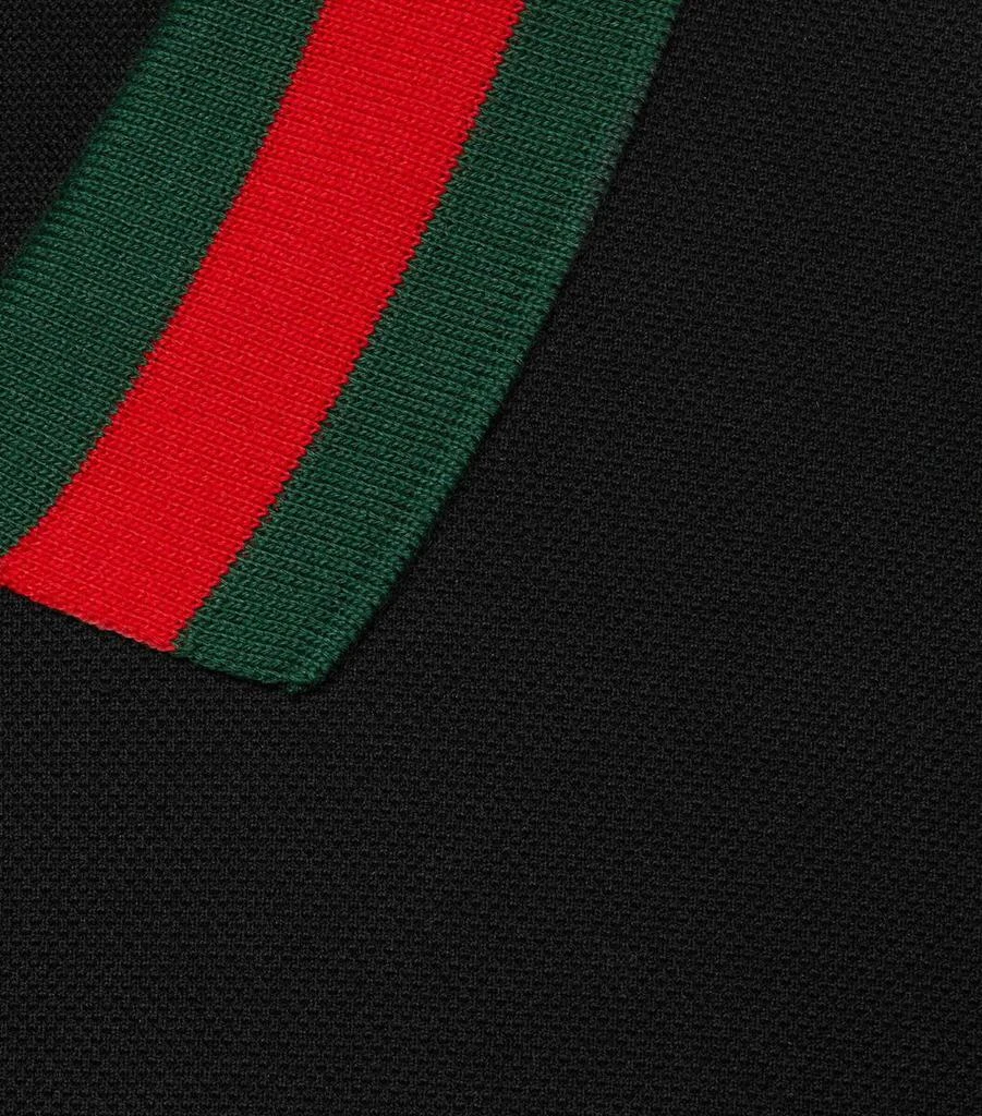 Gucci Cotton Collar-Detail Polo Shirt 5