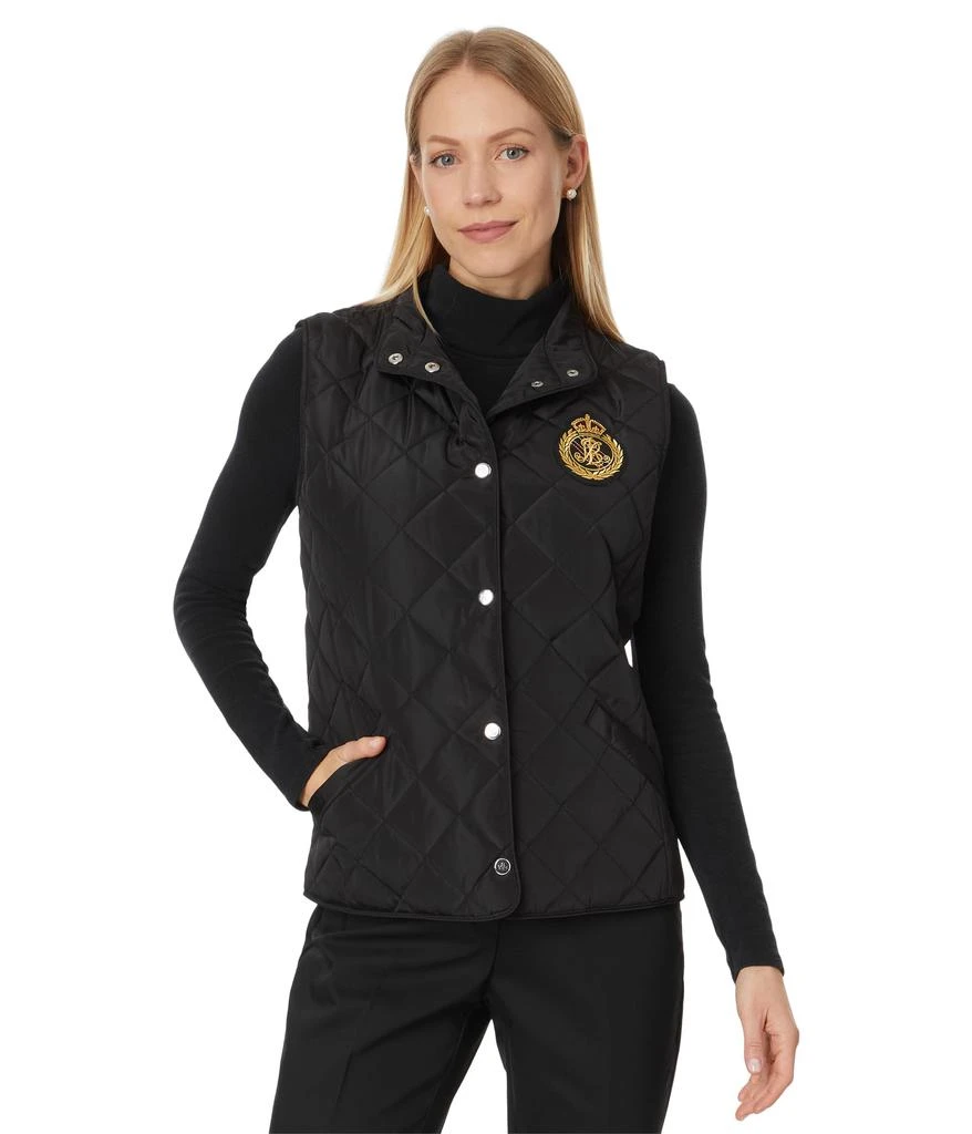 Ralph Lauren Recycled Quilt Vest W Crest 23" 1