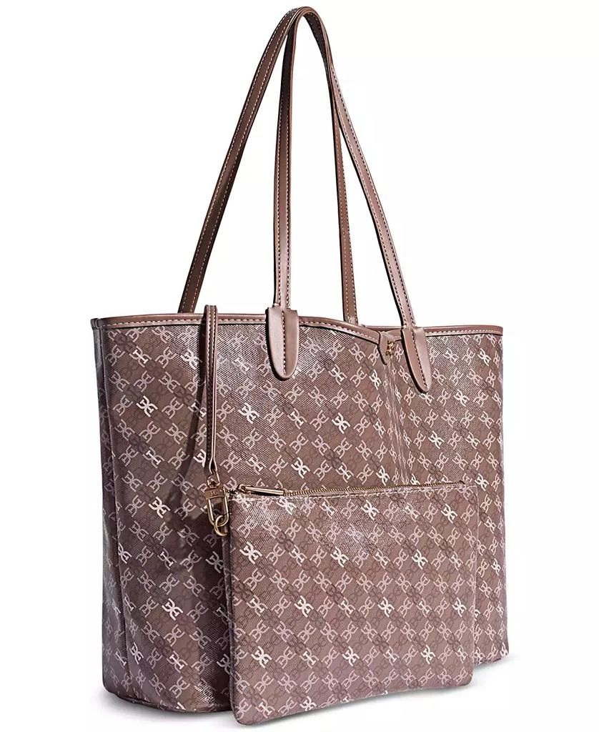Sam Edelman Harper Large Monogram Black Shopper 3