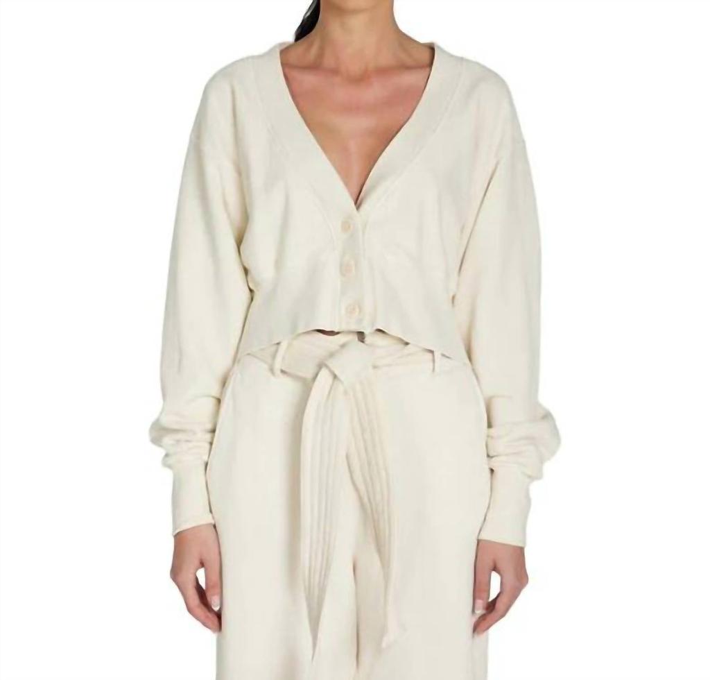 Les Tien Les Tien - Diana Cropped Cardigan