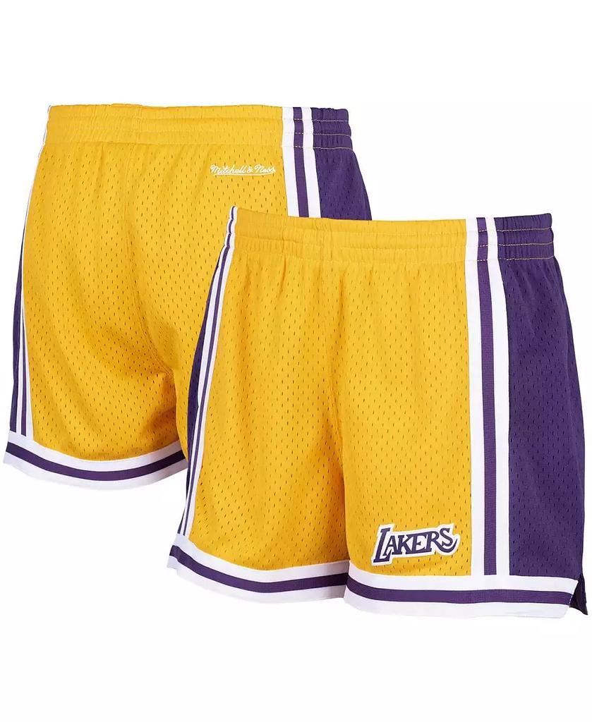 Mitchell and Ness Women's Gold-Tone Los Angeles Lakers Jump Shot Shorts
