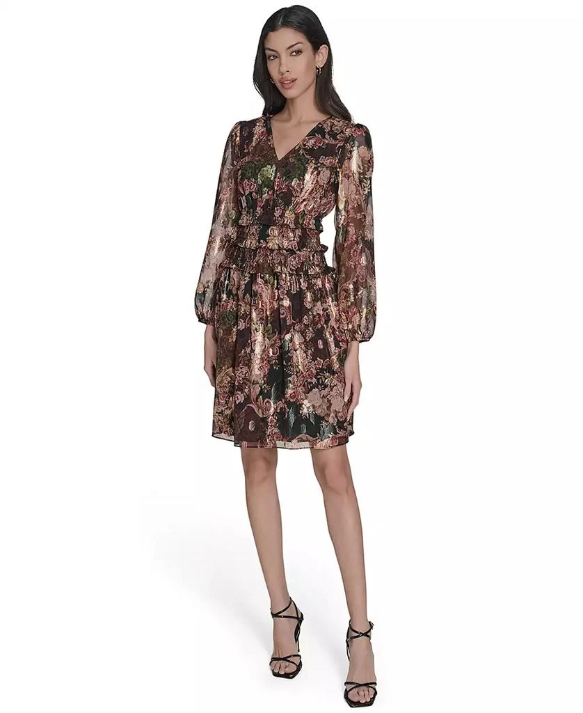 Women's Petite Lurex Long Sleeve Dress – On Sale Now with Up to 51 - Main Image