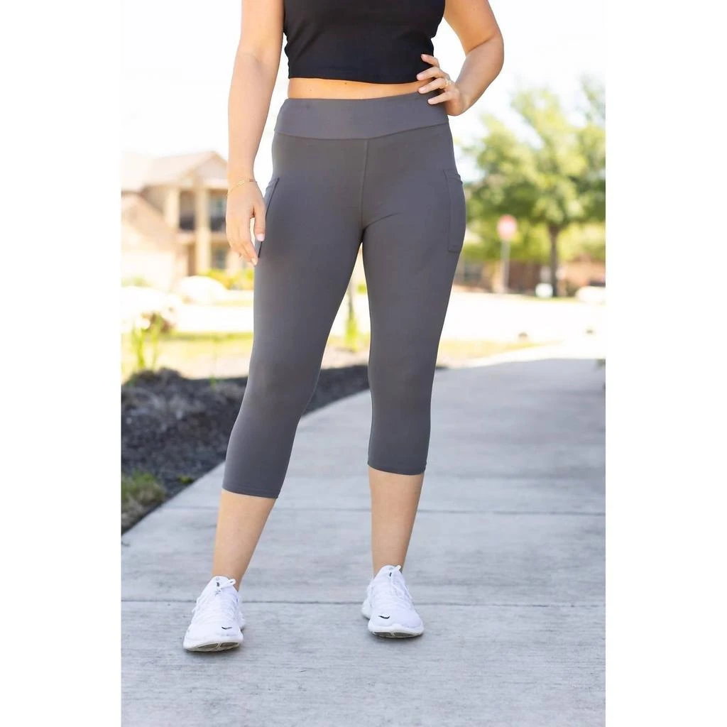 Julia Rose Julia Rose - Dani With Pockets Capri Leggings 4