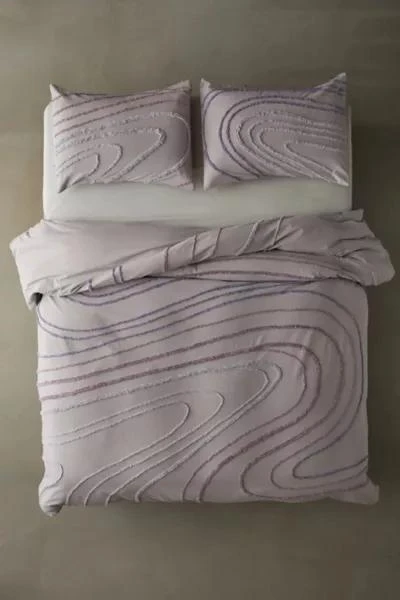 Urban Outfitters Swirl Tufted Duvet Cover 3