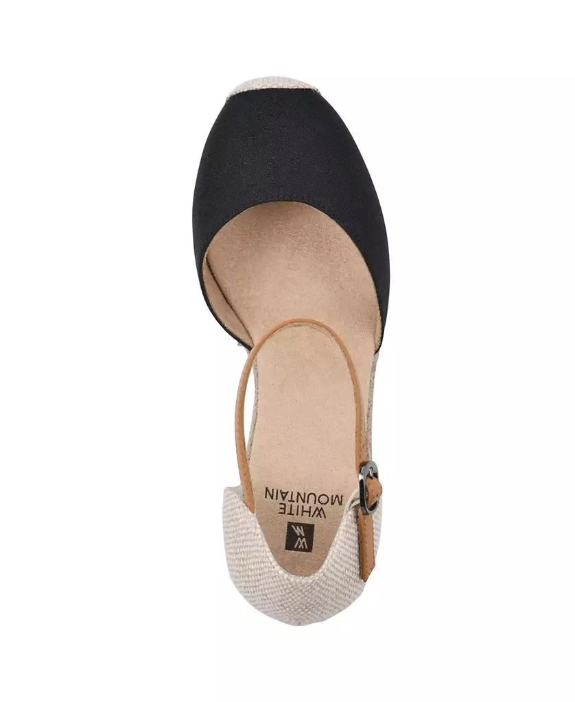 White Mountain Women's Mamba Espadrille Wedges 5
