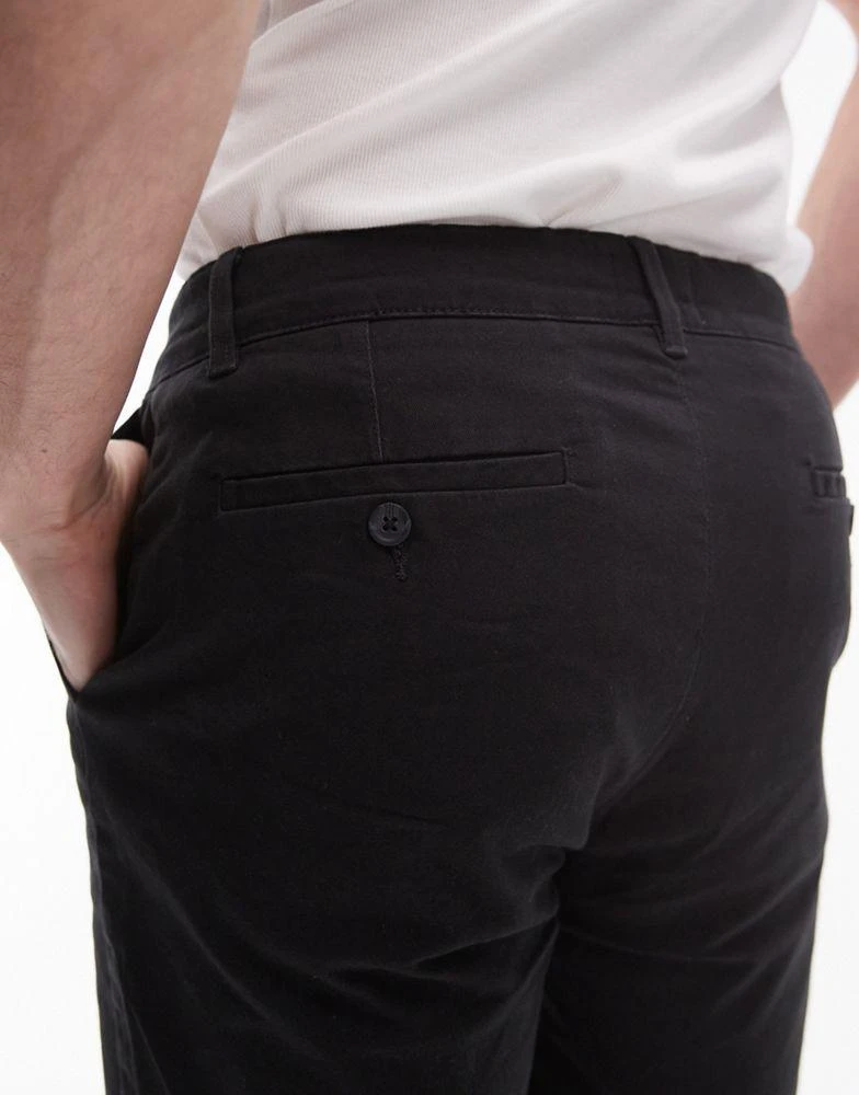 Topman Topman 2 pack slim chino shorts in grey and black 3