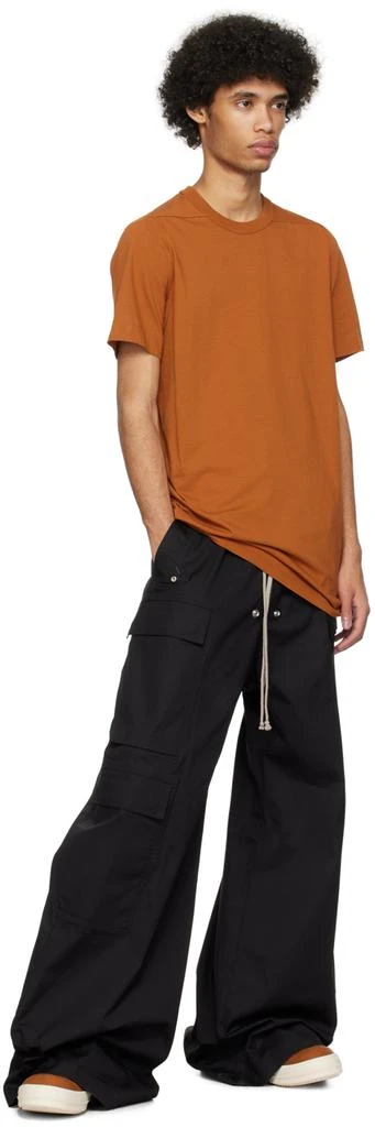 Rick Owens Orange & Off-White Geobasket Sneakers 5