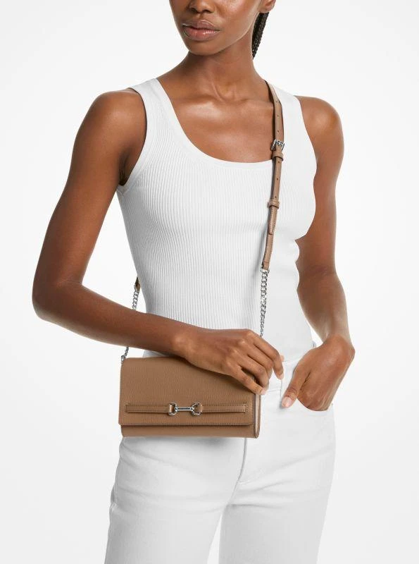 Michael Kors Carson Large Pebbled Leather Convertible Crossbody Bag 4