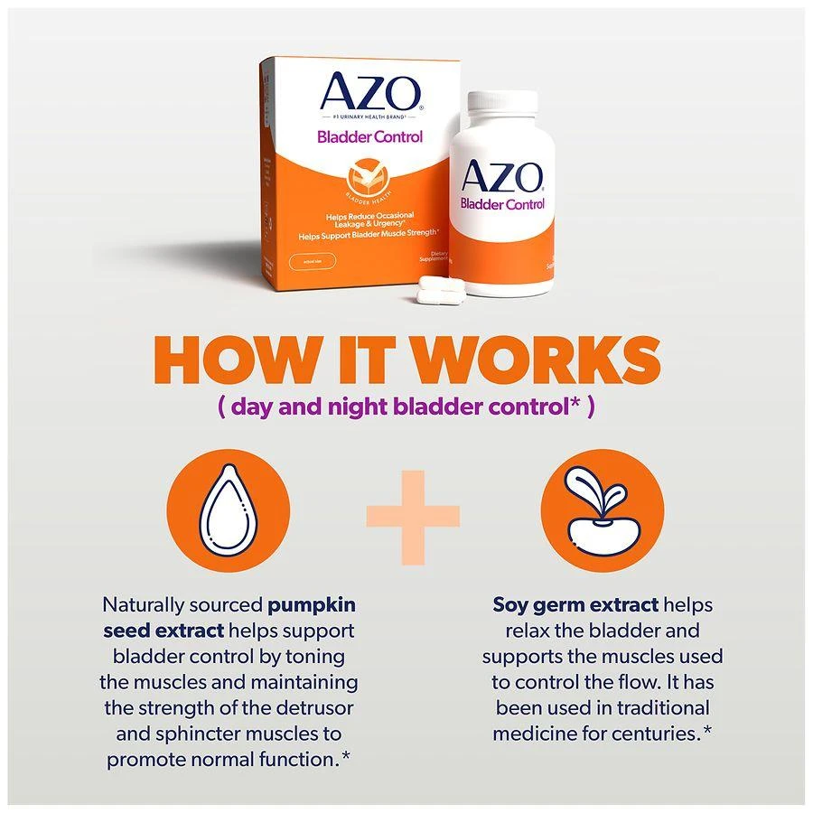 AZO Bladder Control Daily Supplement, Capsules 8