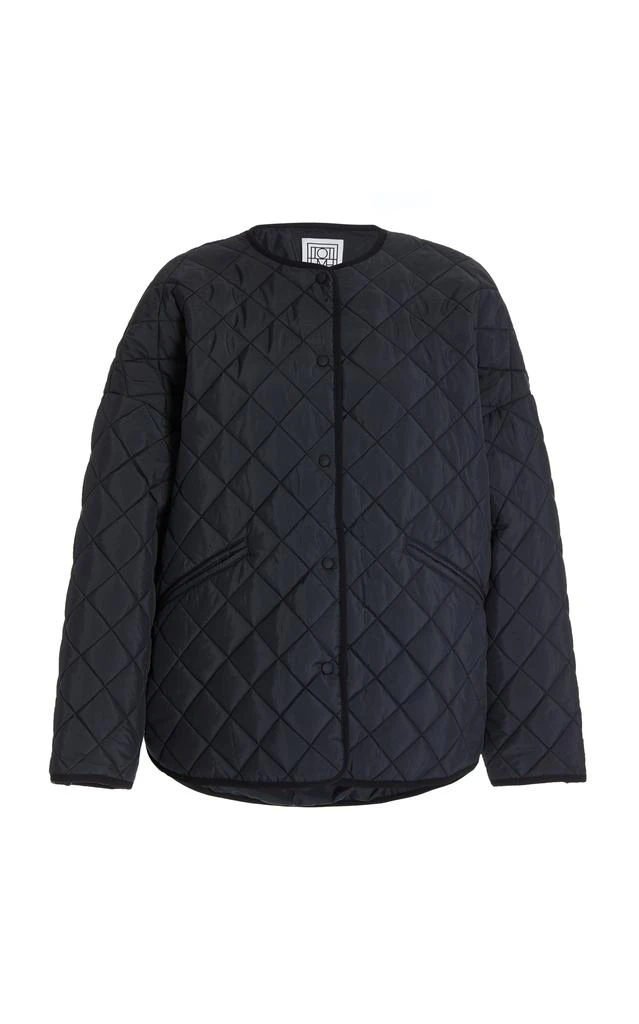 Totême Toteme - Oversized Quilted Jacket - Black - S - Moda Operandi 1