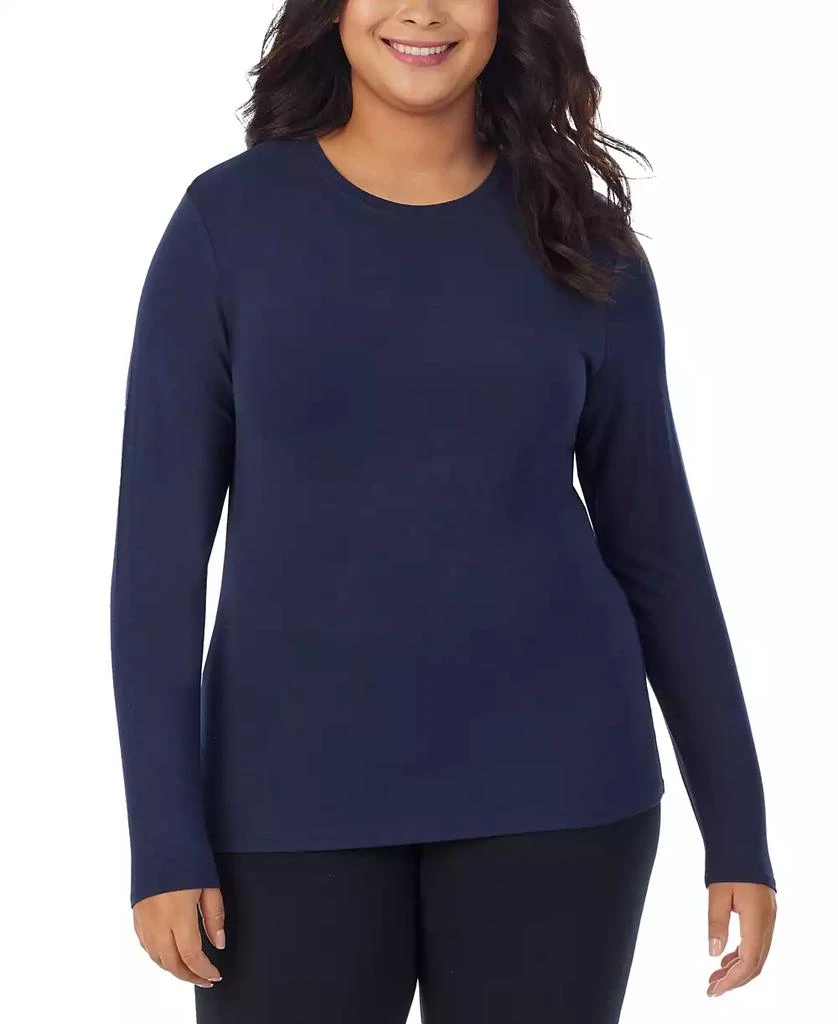 Cuddl Duds Plus Size Softwear with Stretch Long Sleeve Top 1