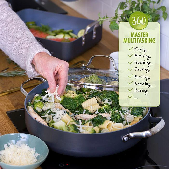 Greenpan Valencia Pro 10" & 12" Fry Pan Set 4