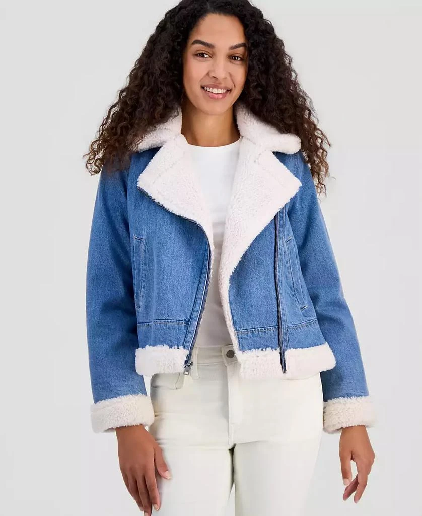 Levi
s Women
s Denim Moto Zipper Jacket