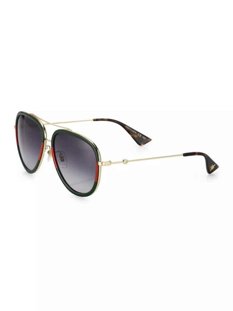 Gucci 57MM Pilot Sunglasses 2