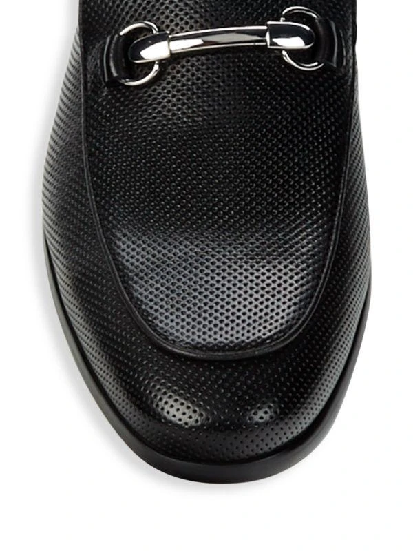 Saks Fifth Avenue Dolo Perforated Leather Loafers 5