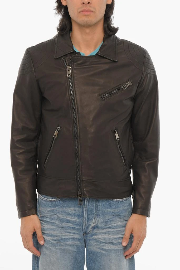 DACUTE Leather DYLAN Jacket with Zip Closure 1