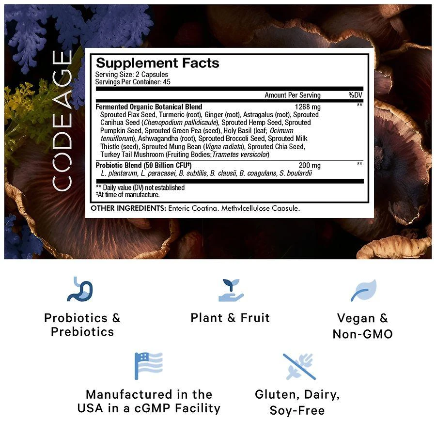 Codeage SBO Probiotic Fermented Botanicals 4