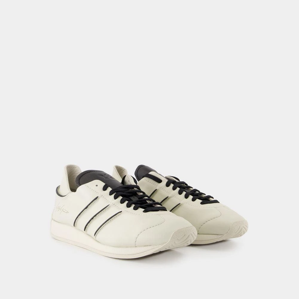 Y-3 Country Sneakers - Leather - White 2