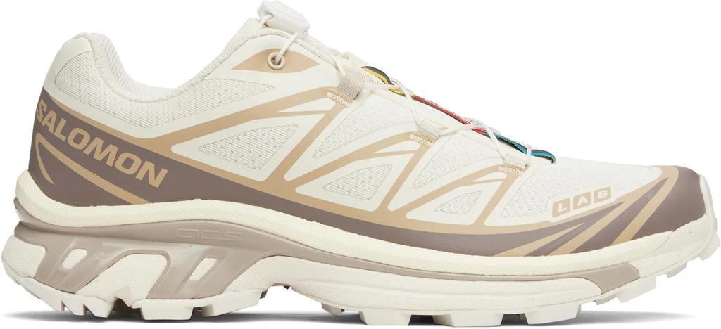 Salomon Off-White & Gray XT-6 Sneakers 1