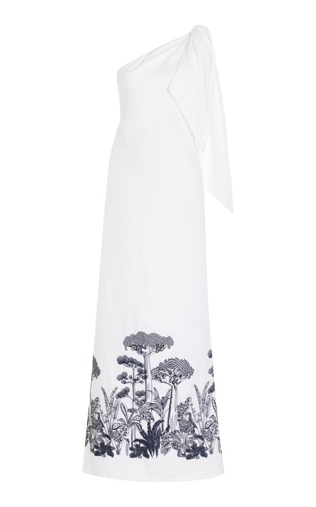 Andres Otalora Andres Otalora - Exclusive Costa Sur Linen Dress - White - US 4 - Moda Operandi