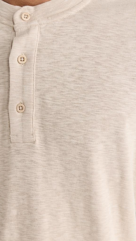 REIGNING CHAMP 1x1 Slub Long Sleeve Henley 5
