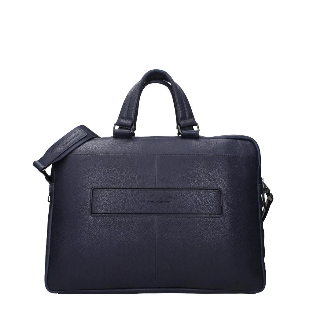 PIQUADRO Piquadro Blue Leather Business And Laptop Bags 2
