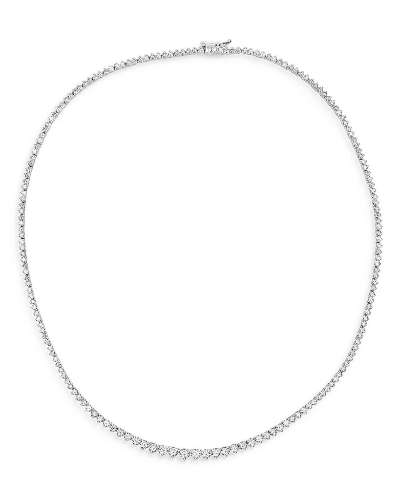 Meira T 14K White Gold Diamond Tennis Necklace, 16"L 1