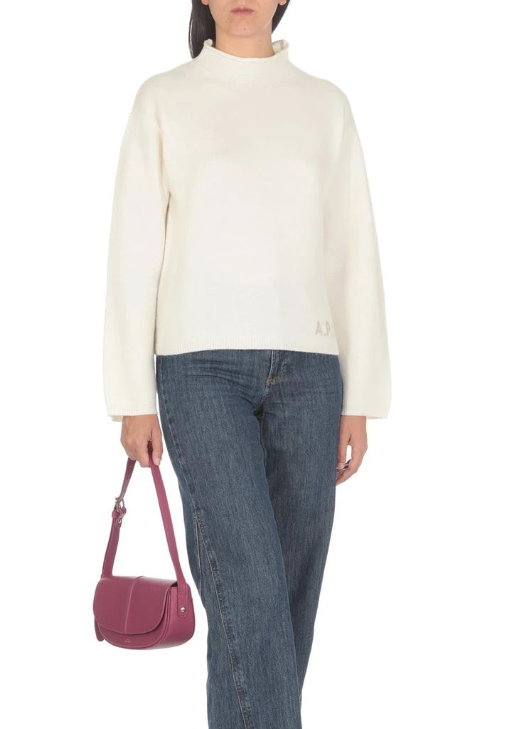 A.P.C. A.P.C. Half-Moon Betty Shoulder Bag 4
