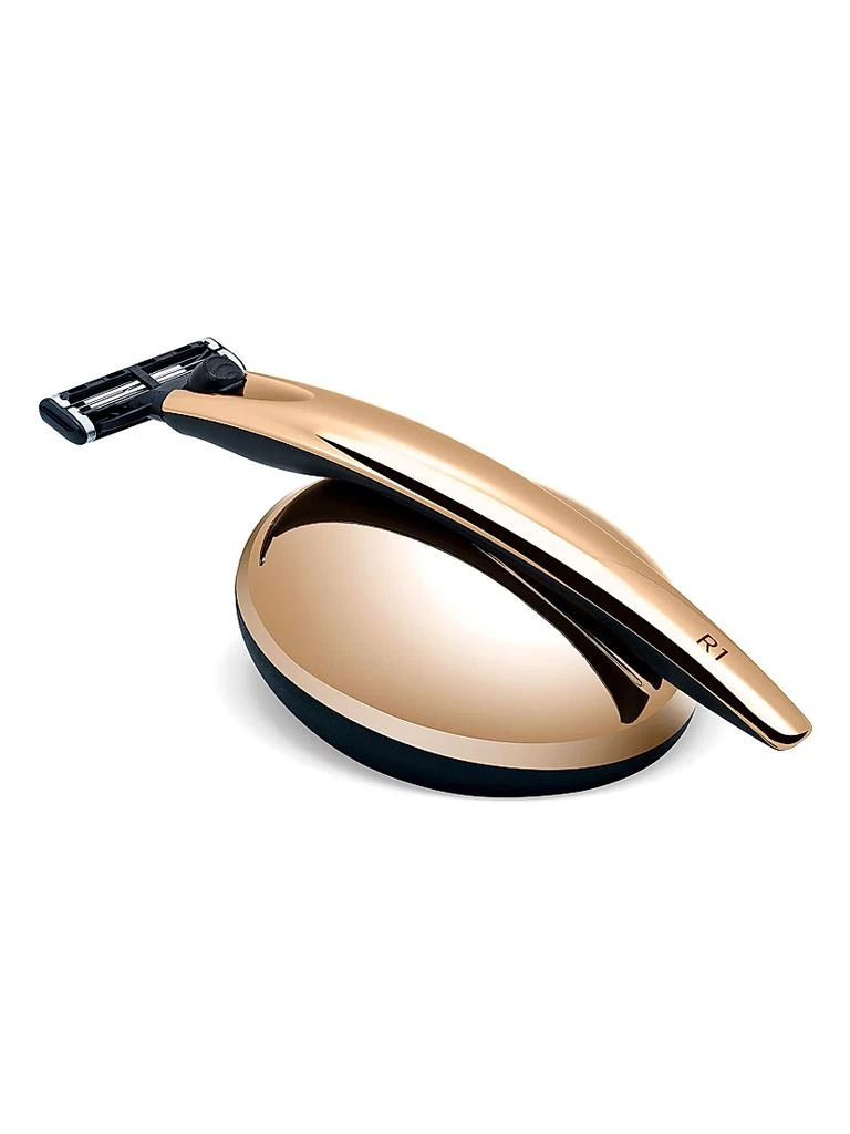Bolin Webb R1 24K Gold-Plated Razor & Stand 4-Piece Set 1