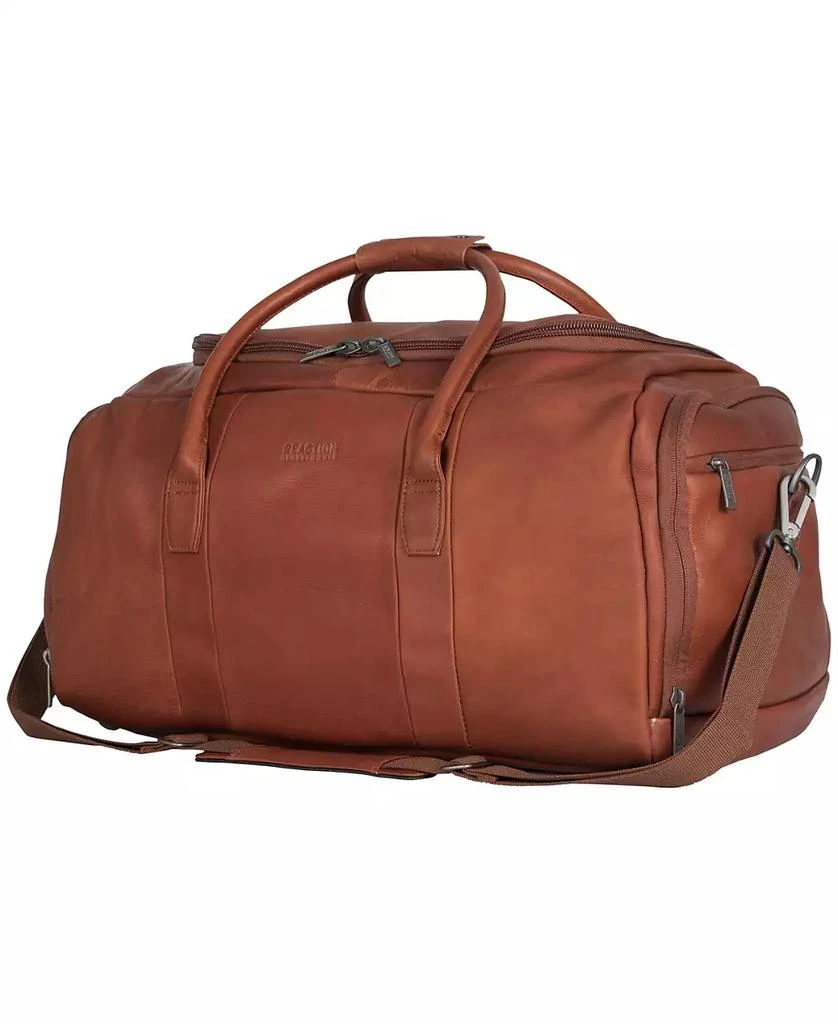 Kenneth Cole Colombian Leather 20" Single Compartment Top Load Travel Duffel Bag 7