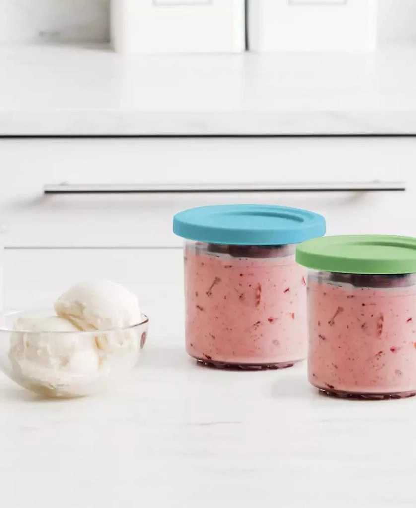 Ninja CREAMi Pint Containers with Colored Lids, Set of 2 3