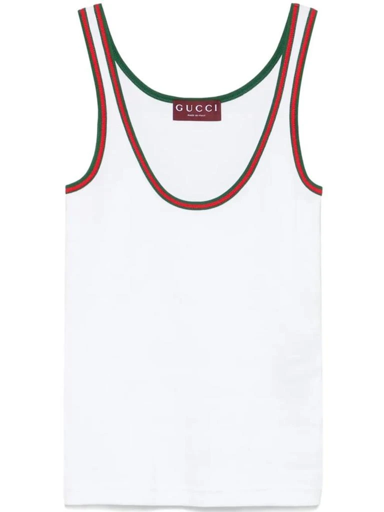 Gucci Gucci Cotton Tank Top Clothing 1