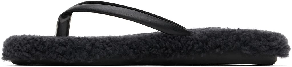 ANCIENT GREEK SANDALS Black Saionara Flip-Flops 3