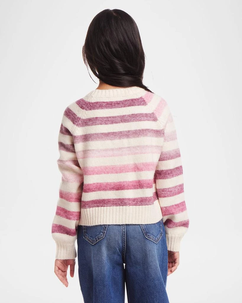 Andy & Evan Girl's Ombre Striped Cardigan, Size 7-16 3