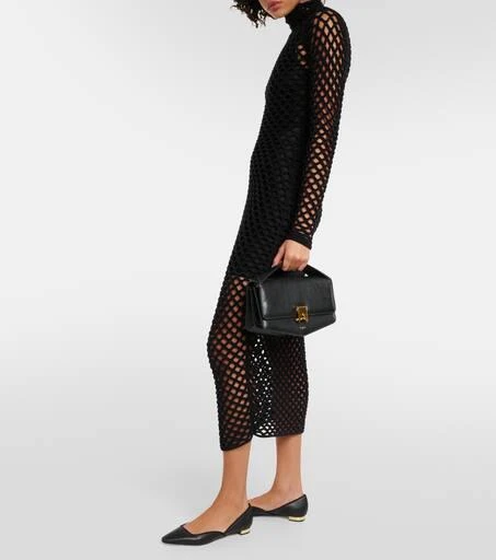 Aquazzura Maia leather ballet flats 2