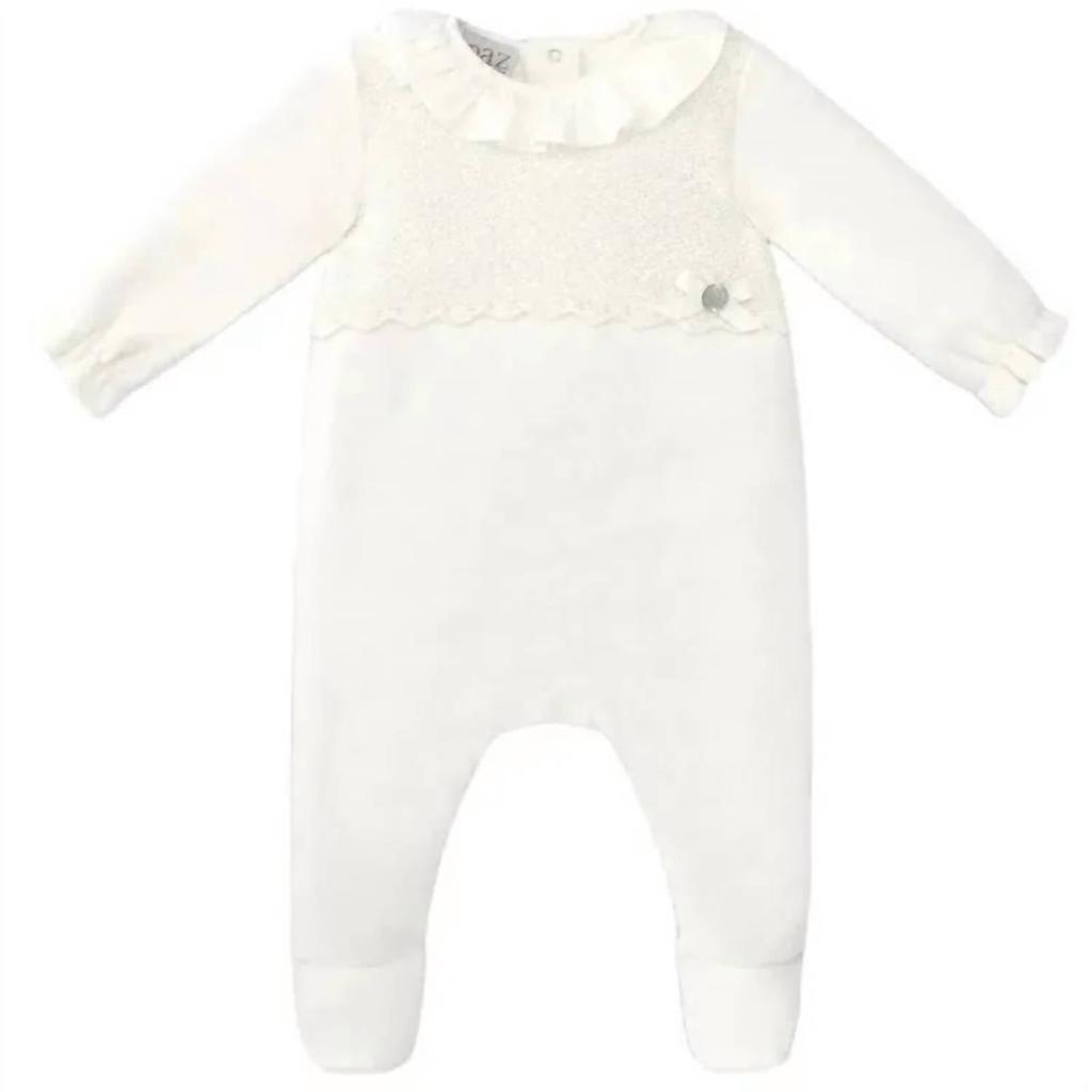 Paz Rodriguez Paz Rodriguez - Baby Girl's Knit Romper Dulzura